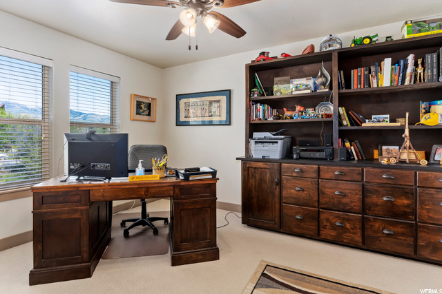 Main floor office too.