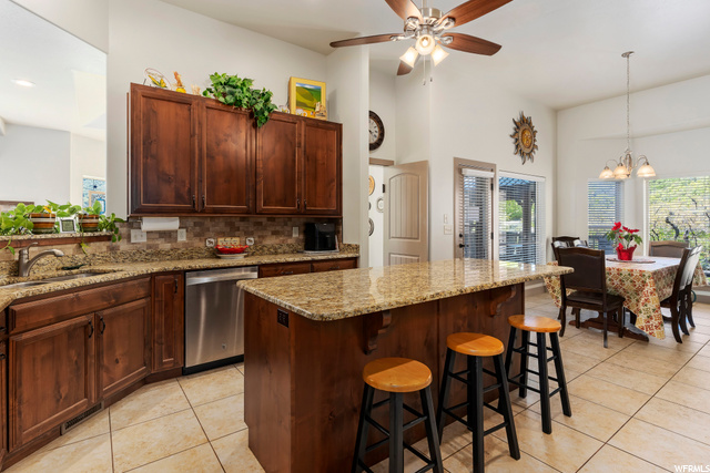 Dine at the snack bar or in the sunny informal eat