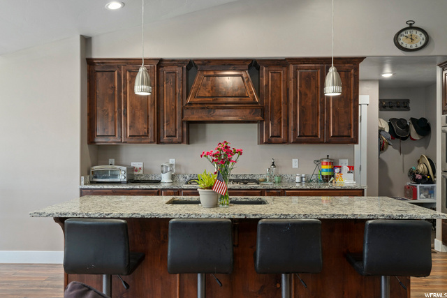 Kitchen food prep area