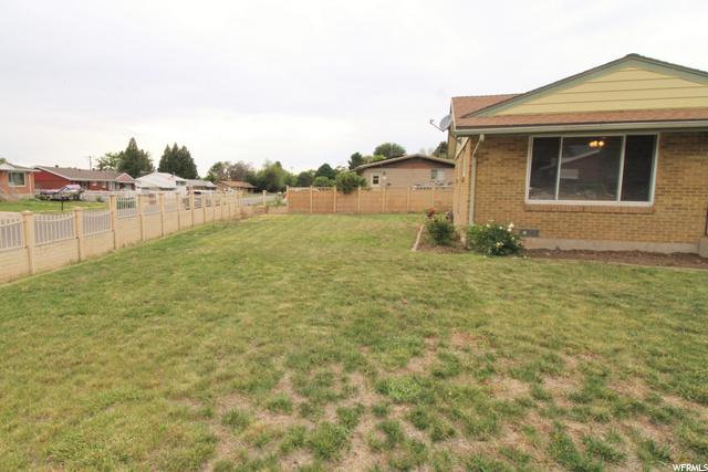 SIDE YARD VIEW