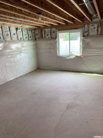 Basement Unfinished Bedroom