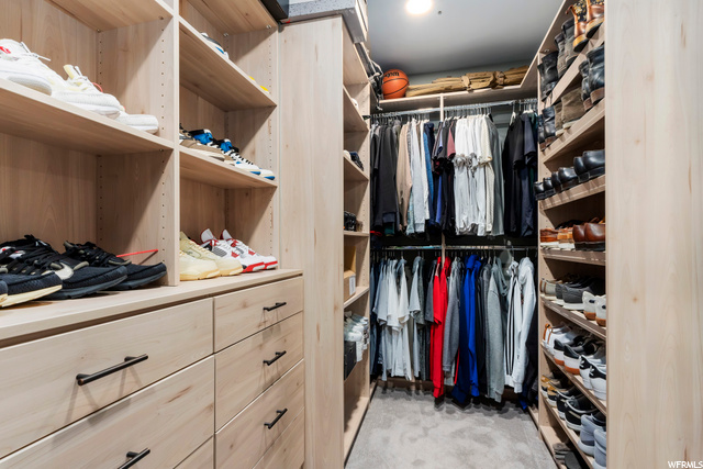 Spacious Master Closet