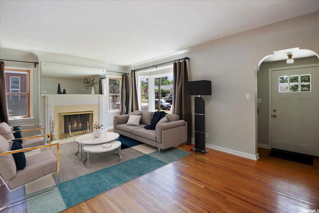 Living Room with Fireplace