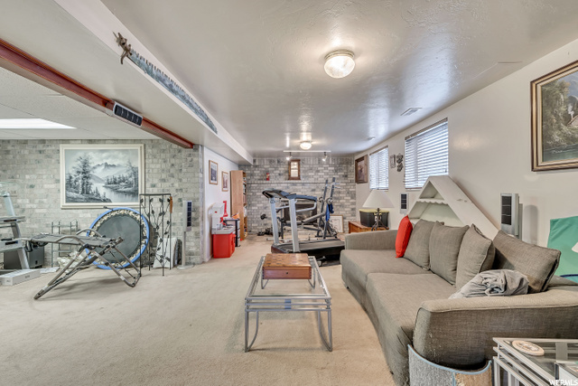 Huge family room in basement