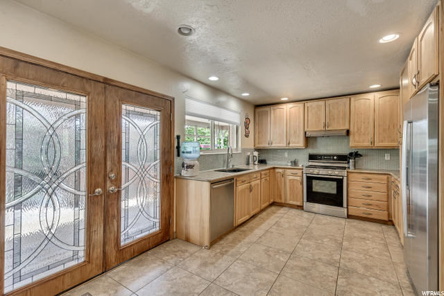 Beautiful glass doors