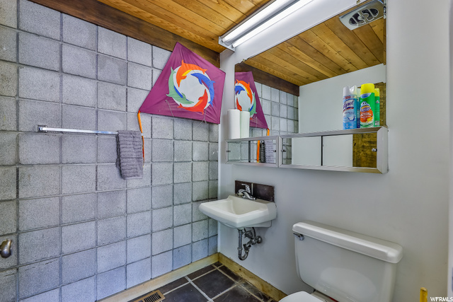 Garage bathroom