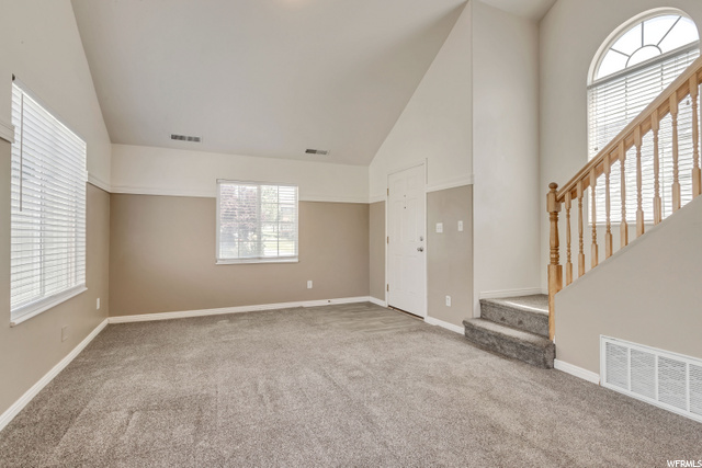 Great Room w/ Vaulted Ceilings
