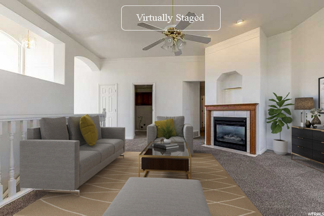 Virtually staged