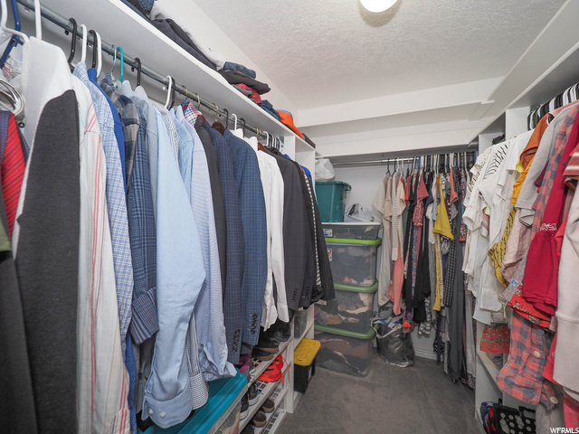 Master walk-in closet