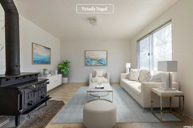 Virtually staged