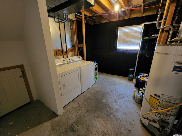 Unfinished Basement Room