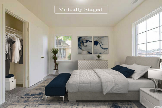 Virtually staged