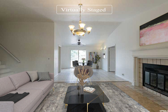 Virtually staged