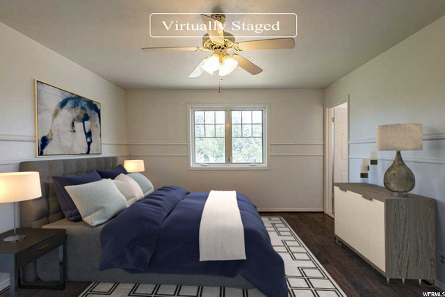 Virtually staged