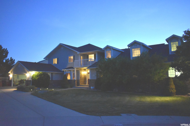 front view evening