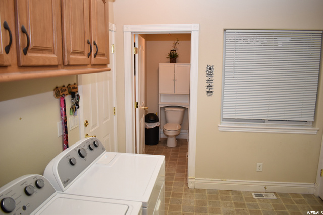 Laundry/ mudroom and 1/2 bath off kitchen