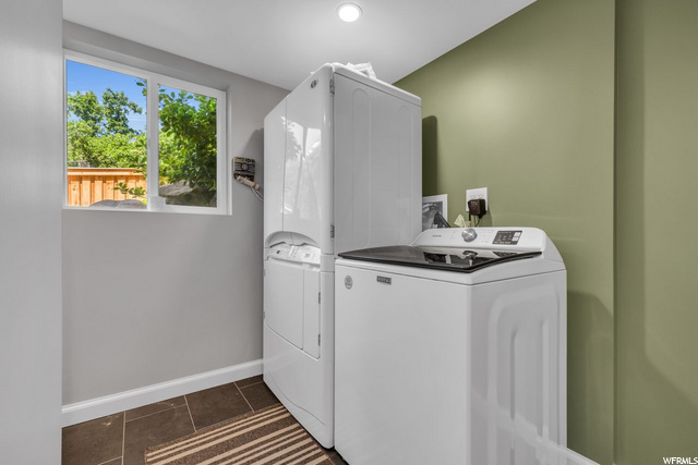 Laundry Room and Mudroom access from lower level garage.