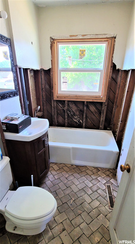 Bathroom needs work