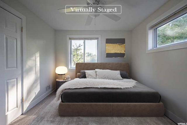 Virtually staged