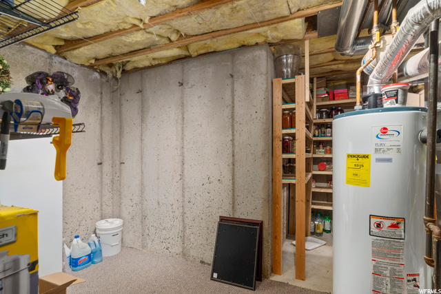 Storage/Mech with Food Storage Shelving
