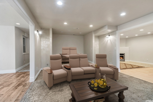 Or this arrangement in Theater room