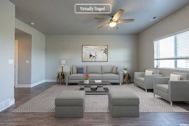 Virtually staged