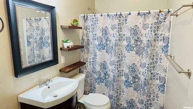 1st level basement bathroom