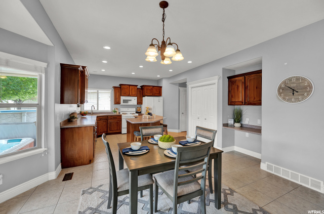 Dinning into main kitchen