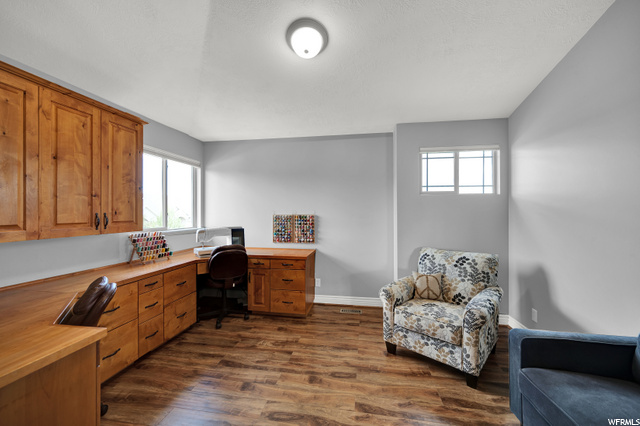 Upstairs Den/Office with Built ins