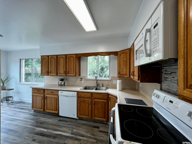 Kitchen with Cook Top and Microwave