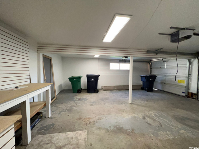 2 Car Garage with Work Bench