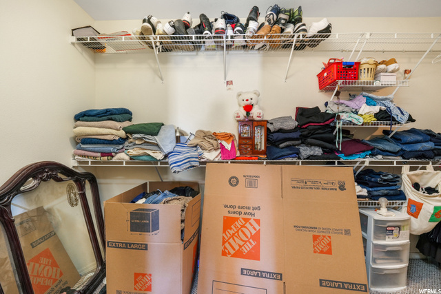 Huge Closet at Master Bedroom