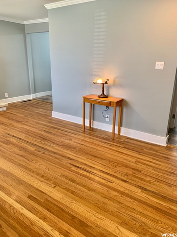 Crown Molding, New Baseboard
