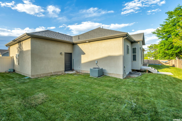 Rear of the home looking - back of garage