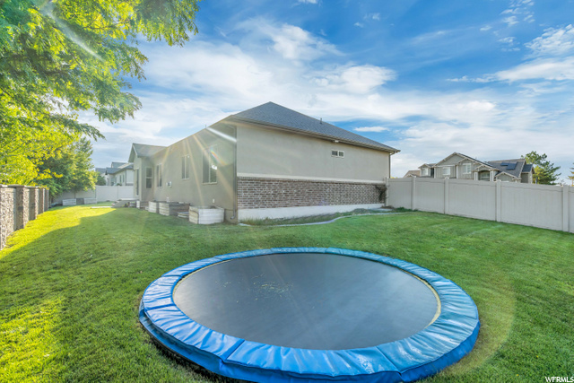 SE part of yard - Trampoline
