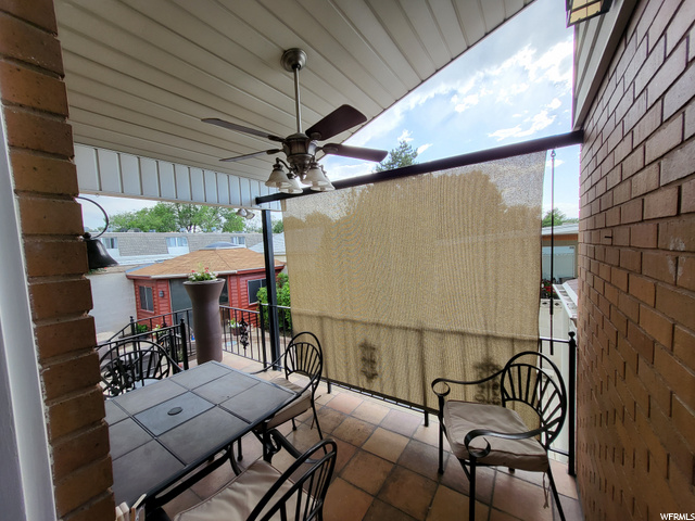 Covered back patio