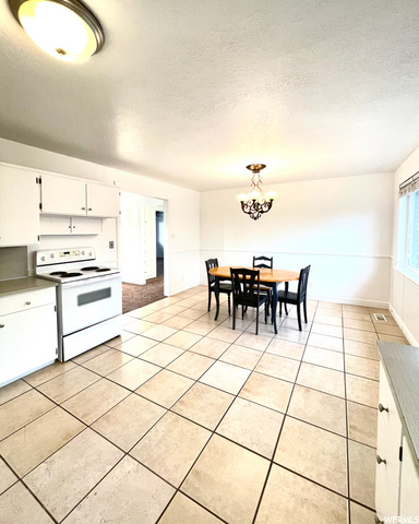 Large kitchen and dining