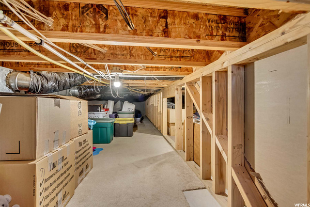 Huge crawl space storage