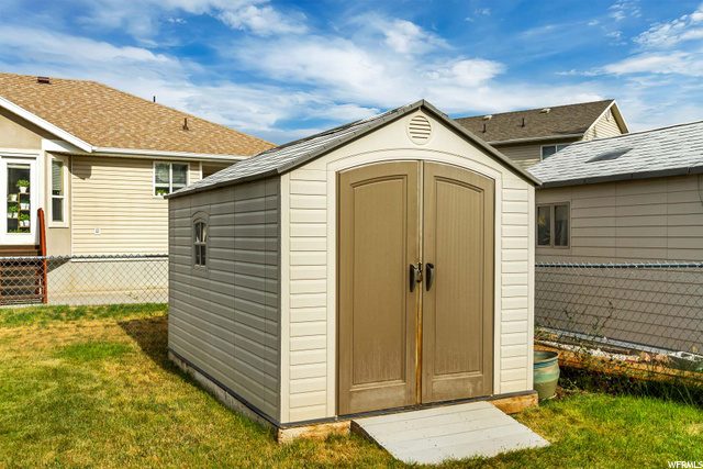 Back yard shed