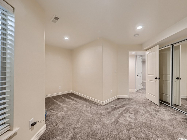 Basement bedroom