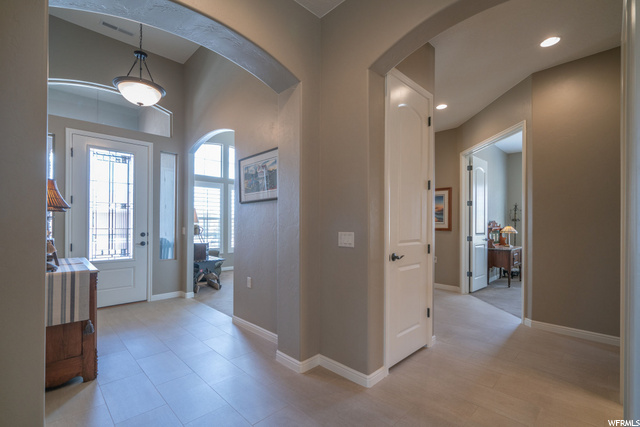 Halls to Entry & Bedrooms