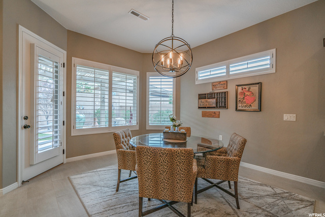 Bay Window in Dining Room