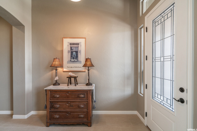 Entry Hall & & Custom Door