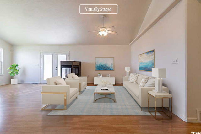 Virtually staged