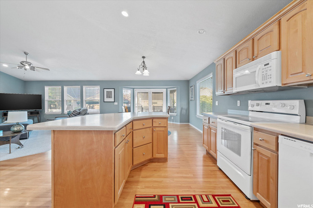 Spacious Kitchen with Island Alt View