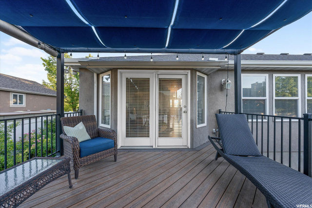 Rear Deck looking towards house