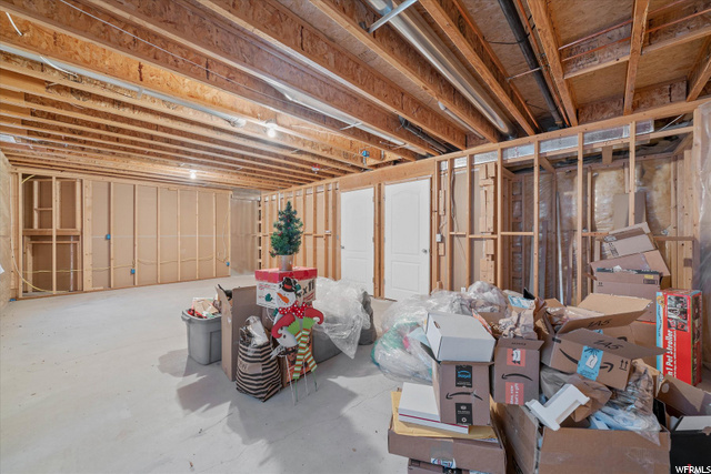 Unfinished Portion of Basement