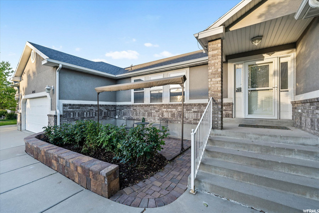 Front View of Home with Front Patio