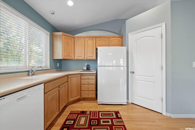 Spacious Kitchen with View of Pantry