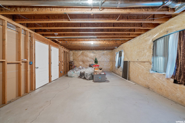 Unfinished Portion of Basement